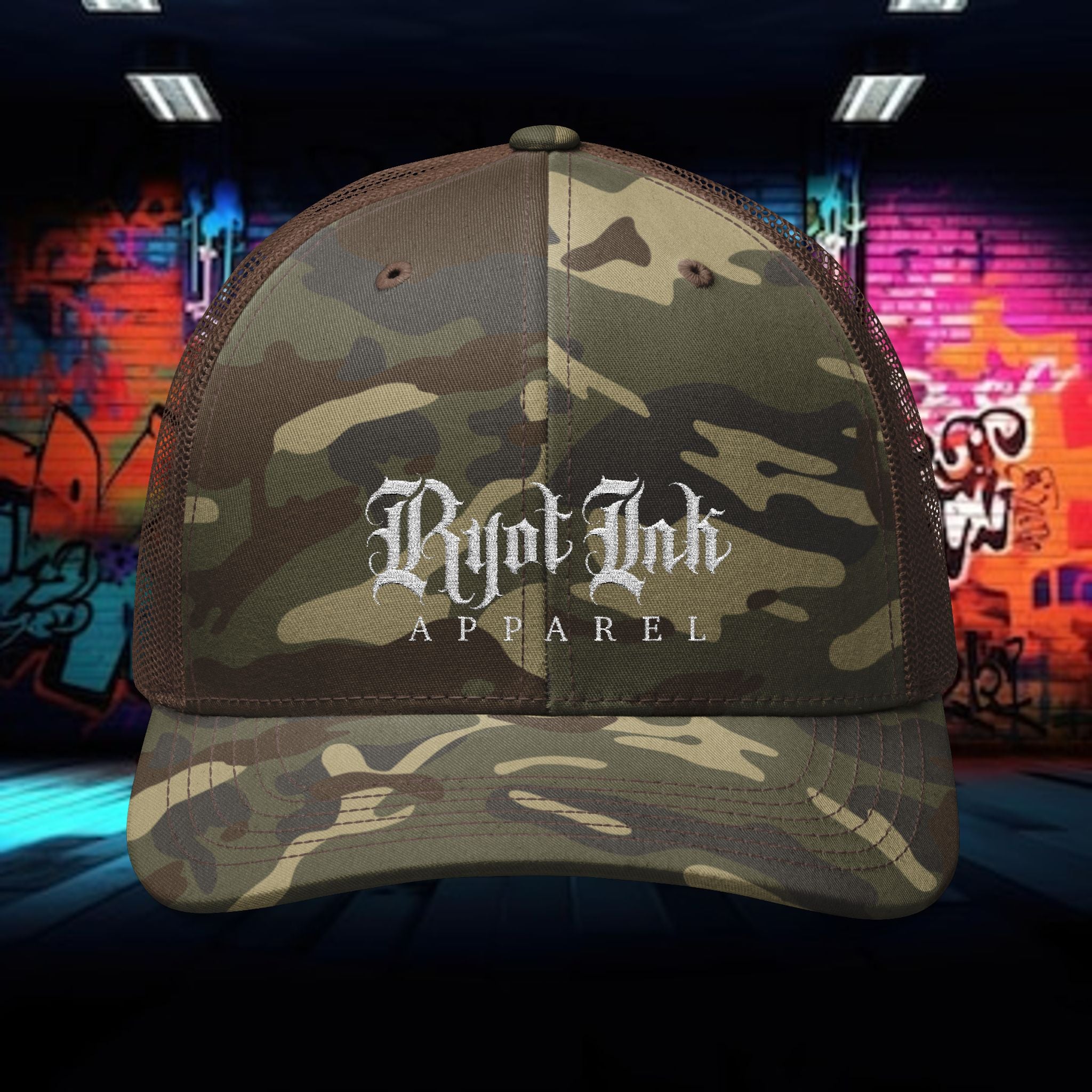 Ryot Ink “Logo” Camouflage Snapback