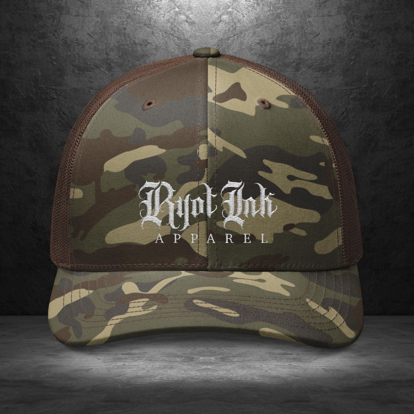 Ryot Ink Logo Camo Snapback