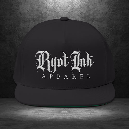 Ryot Ink Logo Flat Bill Snapback