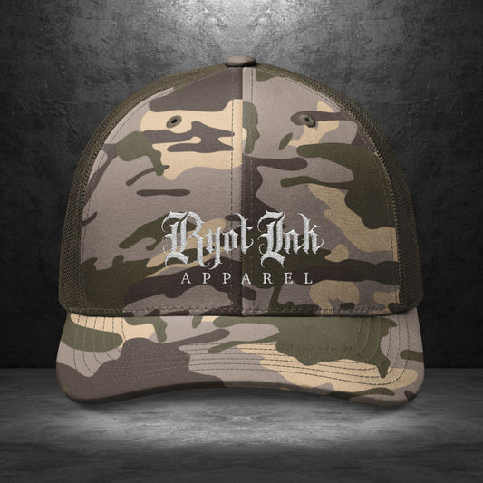 Ryot Ink Logo Camo Snapback