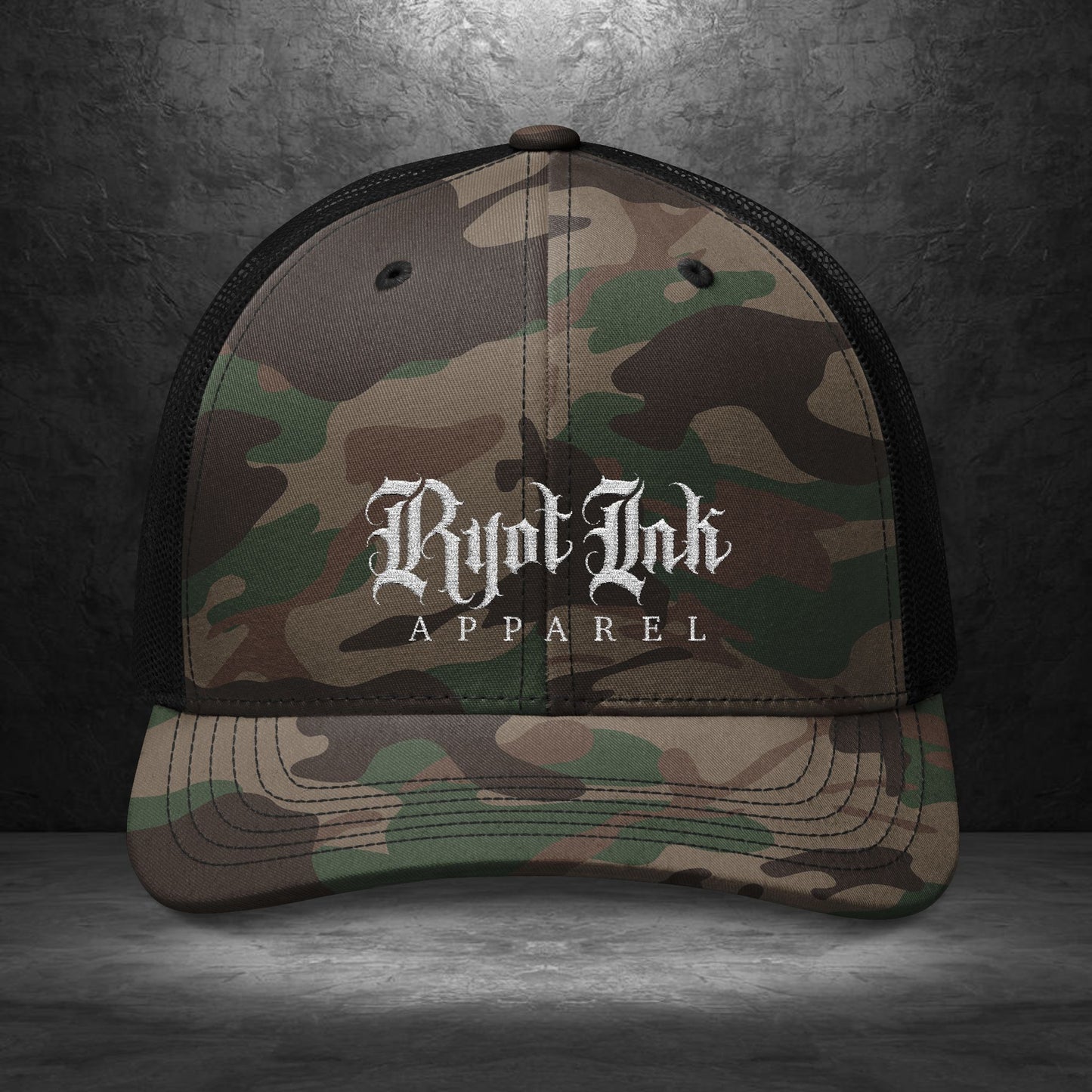Ryot Ink Logo Camo Snapback