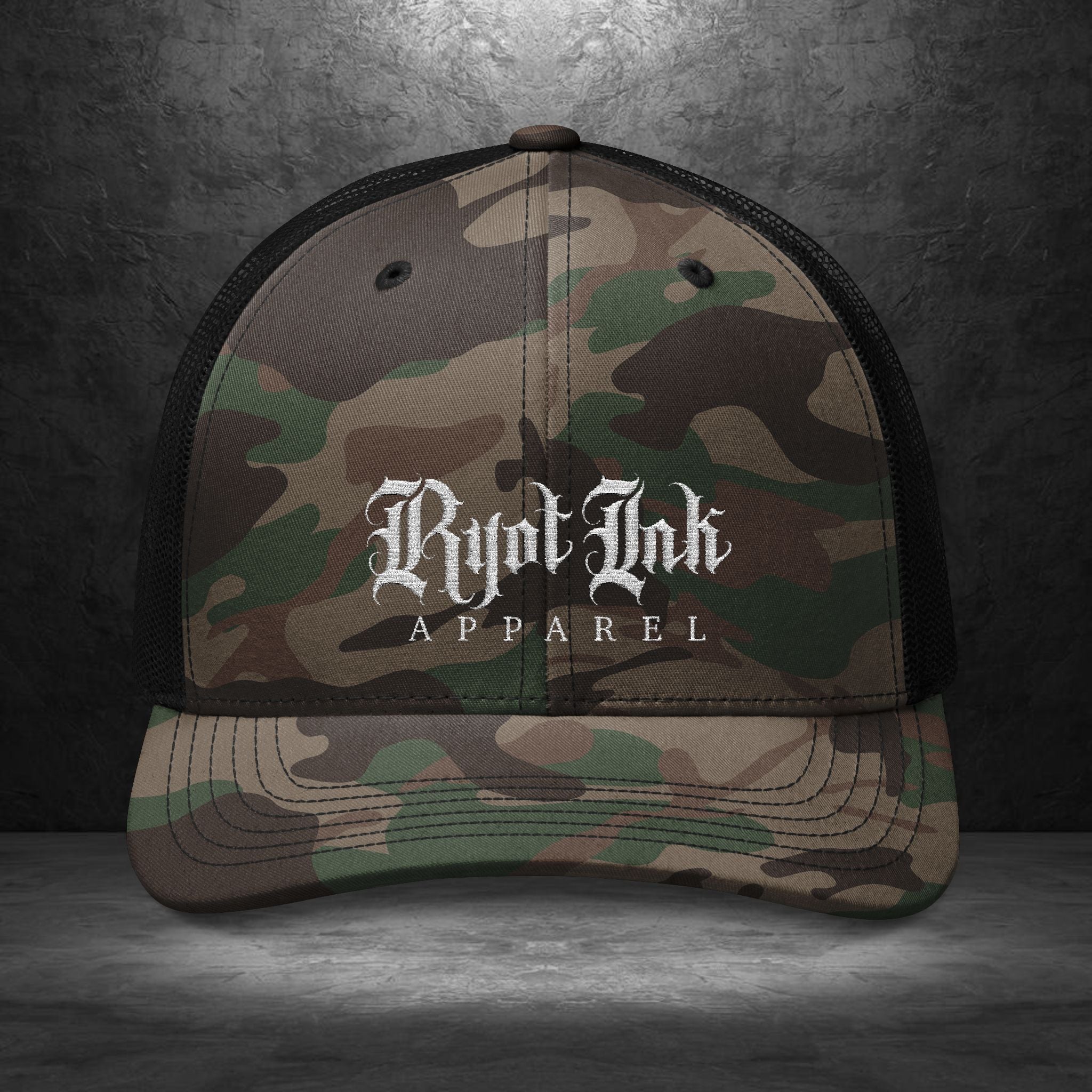 Ryot Ink “Logo” Camouflage Snapback